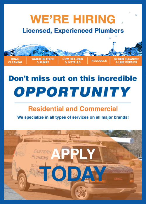 EMPLOYMENT Eastern Plumbing